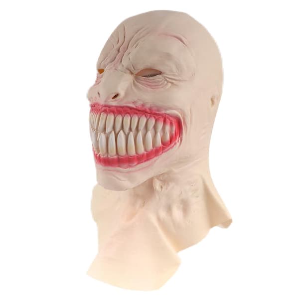 Halloween Clown Devil Demon Ansiktsskydd Skräck Läskig Gagtooth