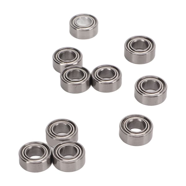 10 stk. RC Kuglelejer 10x5x4mm Stål Tilbehørssæt til ZD Racing 10421 S