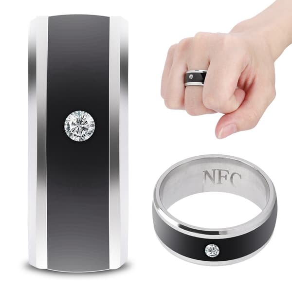 Universal NFC Smart Ring för mobiltelefoner (storlek 7)