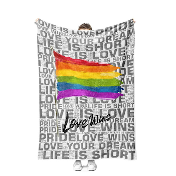 Printed peitto tukkukauppa päiväpeitto Toimistopeitto Flanelli Rainbow ilmastointipeite 2 130*150cm