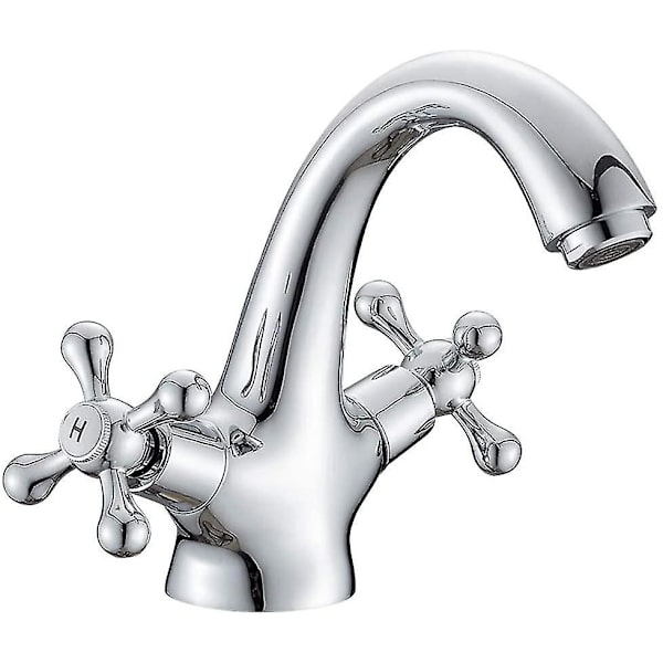 Traditionell viktoriansk Monobloc Handfat Blandare Badrumsblandare