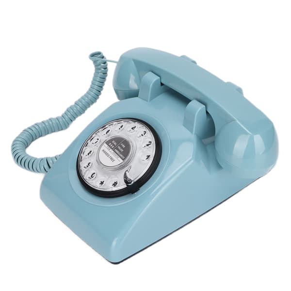 Klassisk grønn Retro Roterende Skive fasttelefon