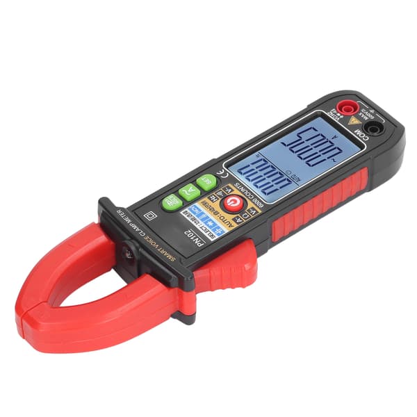 6V til 600V Tangamperemeter Stemmeudsendelse Multimeter Tester Auto Ranging AC DC Strøm Spændingsmåler til Elektrikere