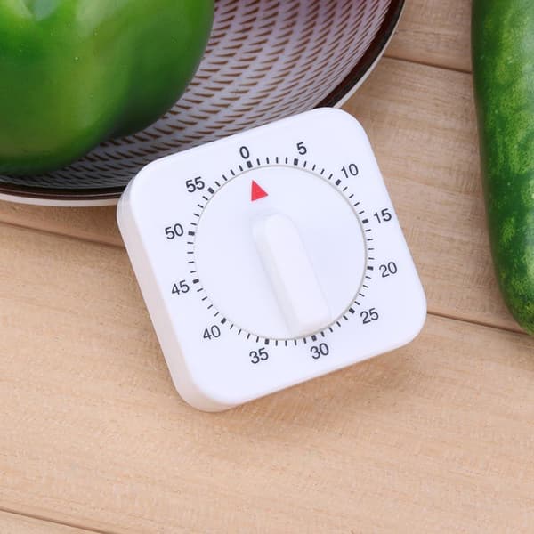 60 Minutters Timer Kjøkkentimer Påminnelse Praktisk Nedtellingstimer Mekanisk Timer