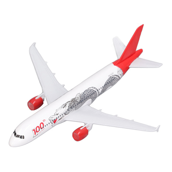 Legeringsflymodel med stabil base Simuleret præcis skala 14 cm vinge længde Flymodel