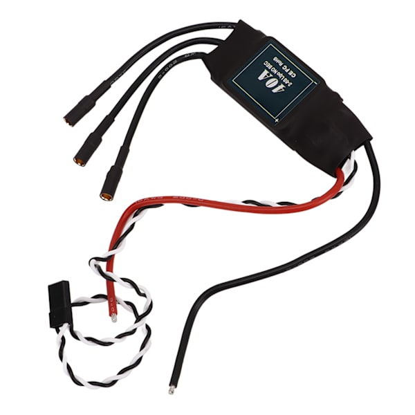 40A RC Børsteløs Motor ESC Elektrisk Hastighetskontroller 2-6S for Flykontroller