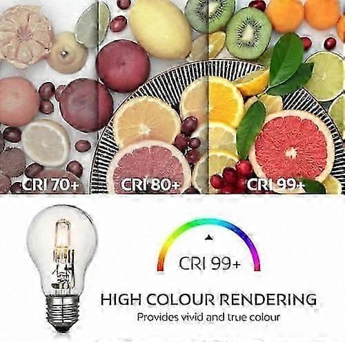 【BQ】Dimmable E27 Halogen Bulb 42W, Warm White 2700K, Edison Screw Base, 624LM, Energy Efficient, 220-240V, 5-pack