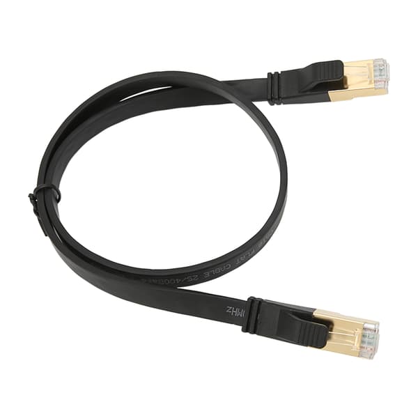 Cat 8 Ethernet Kabel 40Gbps 2000Mhz RJ45 Han Interface 0.5 meter/19.7in Ethernet Ledning til PS5 til Router