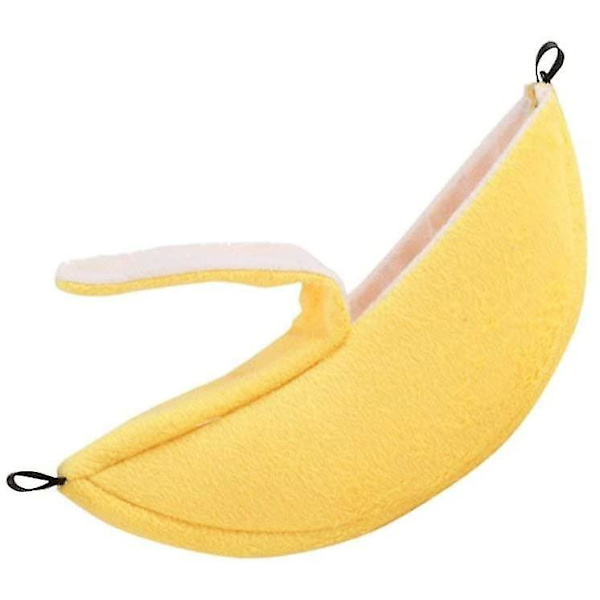 Söt Banana Cat Bed House, Pet Bed Soft Cat Cuddle Bed