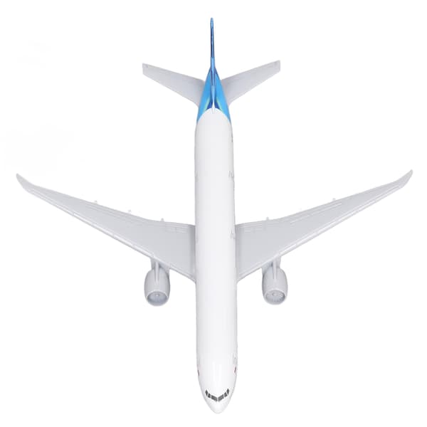 Metall Flygplansmodell Legering Simulerad Exakt Skala Stabil Bas Heminredning Flygplansmodell B777