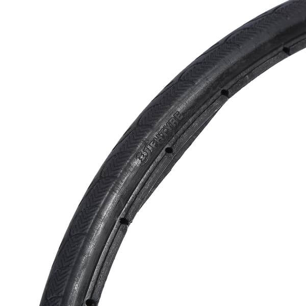 Modecykel Däck Tubeless Riding Solid Däck För 700 * 23C Landsvägscykel Fixie Svart