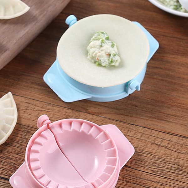 Dumpling Maker Press Automatisk Plast Alsidig Dumplingform til Wonton Potstickers Køkkenudstyr
