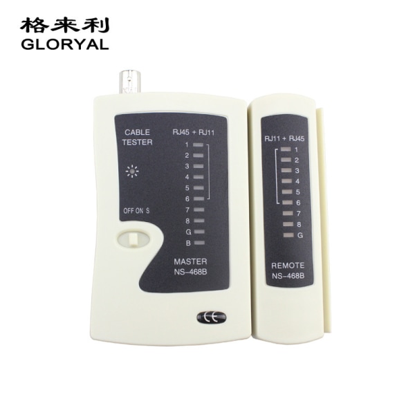 ny stil Nettverkstester NS-468 Nettverkskabeltester RJ45 Ethernet-kabeluttak for verktøyrom