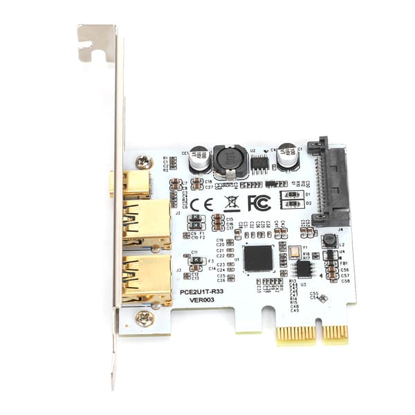 VL805 Master Adapter Utvidelseskort Riser med SATA Strømport