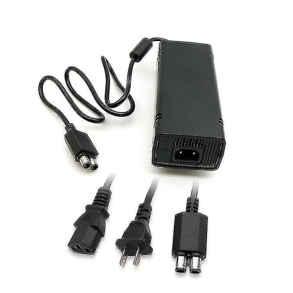 Strømforsyningsledning AC Adapter Power Brick Erstatningslader for Xbox 360 Slim