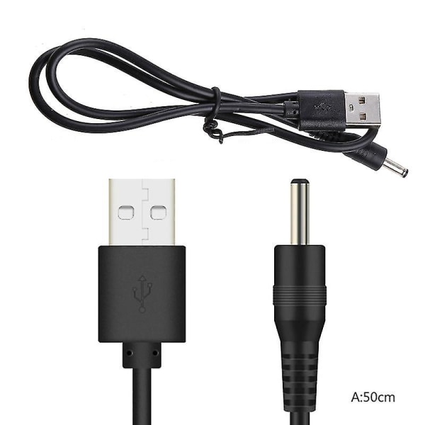 USB To Dc 3.5v Laddkabel Byte Till Foreo Luna/luna 2/mini/mini 2/go/luxe Ansiktsrengöring USB laddarsladd 100cm 0,5m 0.5m