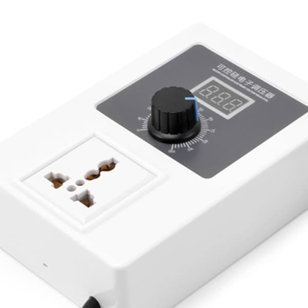 SCR Spenningsregulator Kontroller AC 110-240V 2000W Hastighet Temperaturkontroll EU-plugg