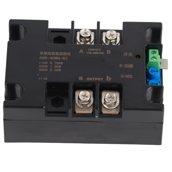 Soft Start Controller Elektriske Dele Aluminium Bund Enkelt / 2-Faset Motor Tilbehør