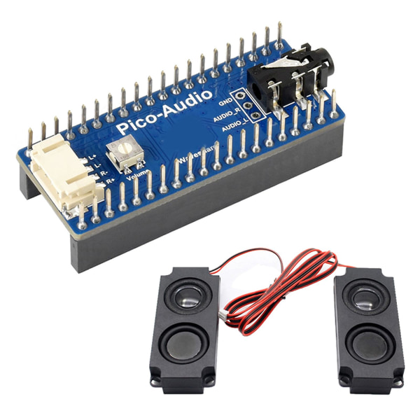 Ljudexpansionsmodul Pico-ljud för Raspberry Pi Pico med Pcm5101a power