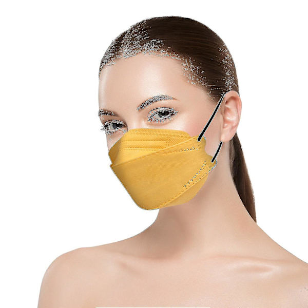 50pcs Kn95 Face Masks Fish Mask Adult Morandi Ffp2 Mask 4 Layer Protective Masks Kf94 Masks