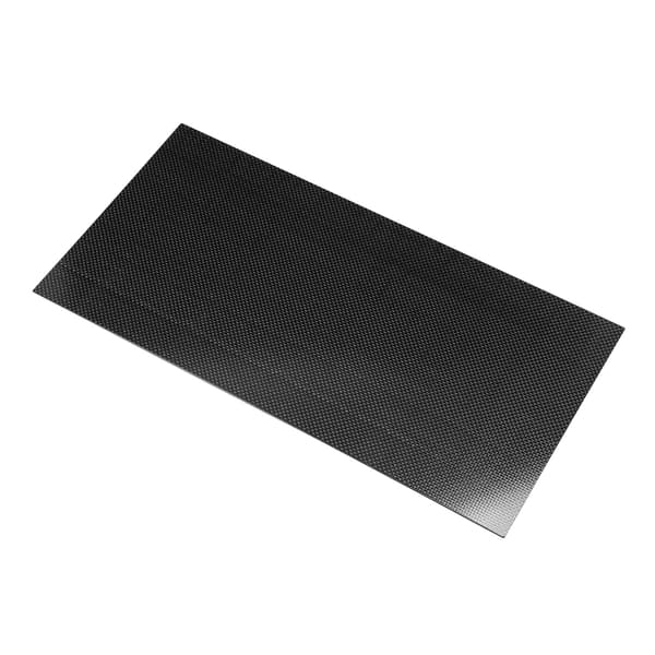 Kolfiberplatta 3K Twill Glansig Ytpanel 200x400x1.0mm för Drönarleksaksmaterial