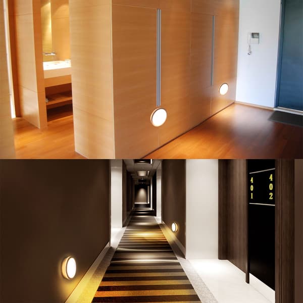 Intelligent lysstyring menneskekroppssensor LED nattlys, vær