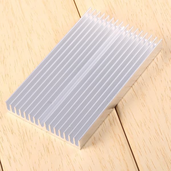 100*60*10mm DIY Køler Aluminiumsgitterform Køleplade Chip til IC LED Power Transistor