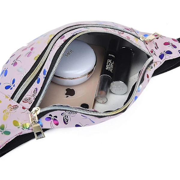 Bum Waist vedenpitävä nahkalaukku tytöille Pink