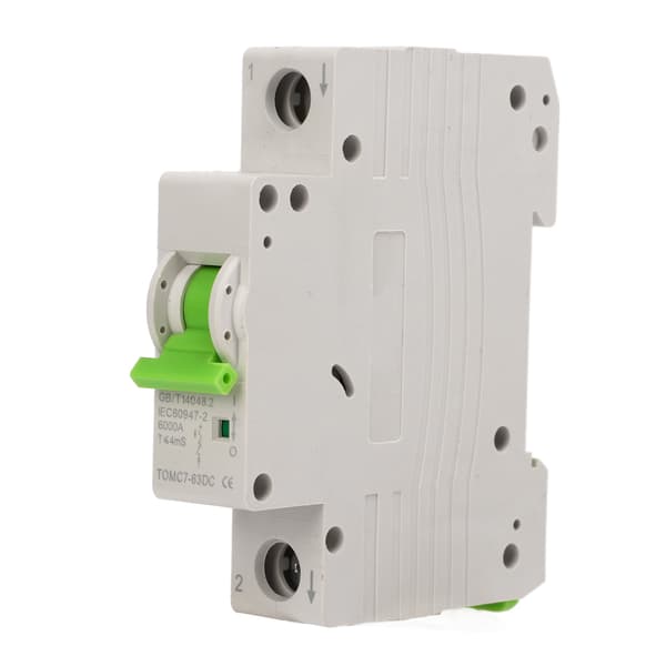 1P Mini Magnetisk Snabb Utlösning DC Strömbrytare Isolator 250V 40A för Solcellsanläggning