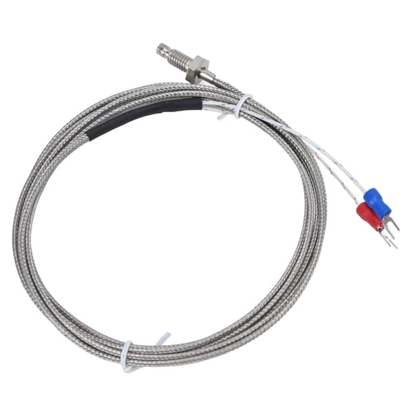 K Typ Termoelement Jordad Skärmad Kabel Temperatursensor Skruvprob 0‑450℃ WRNT‑01