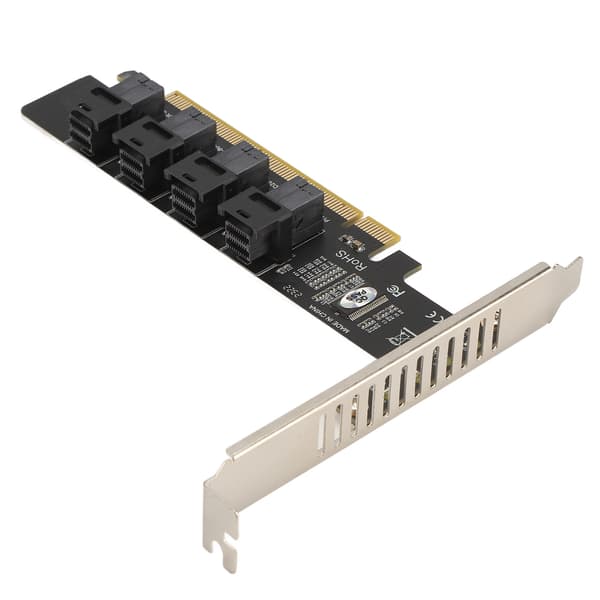 PCIE X16 - 4-portinen U.2 NVME-sovitin