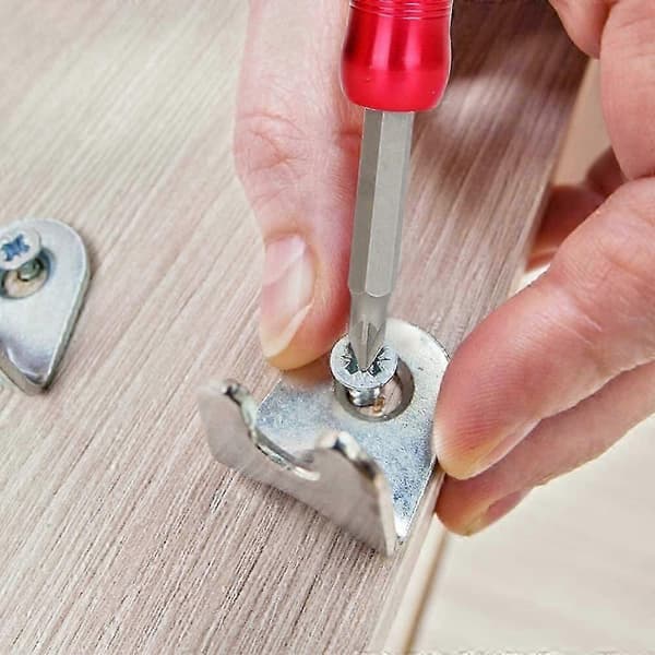 34 dele 1/4\" magnetisk præcisionsskruetrækkerbitsæt med manipulationssikre sekskantbits