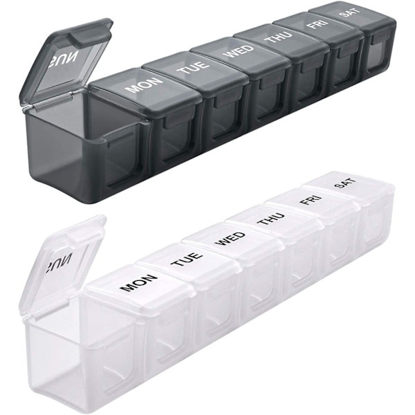 Extra Large Pill Organiser For Travel 2pcs,pill Boxes And Organizer