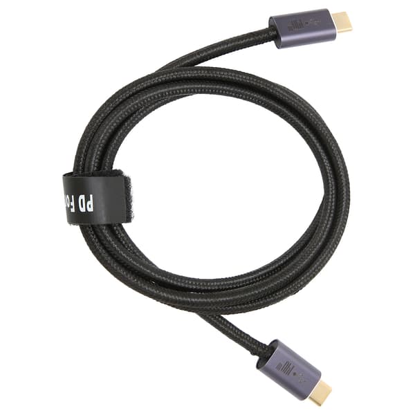 Typ C 2.0 Datakabel PD3.1 140W Multifunktionell Snabbladdning Flätad Datakabel för MacBook 100cm