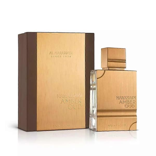 【BQ】AL Haramain Amber Oud Ruby Edition Eau De Parfum Duft Ny Forseglet 60ML 2.0OZ Brown