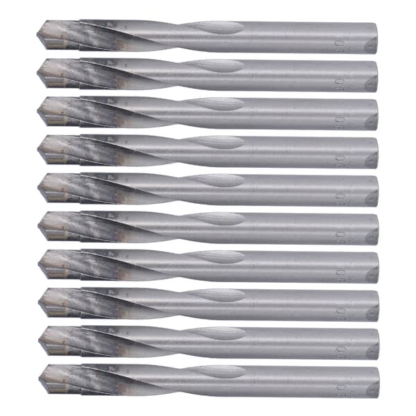 10 st Ändfräs Tungstenstål Hög Hårdhet Slitstark Bred Användning CNC Router Bits