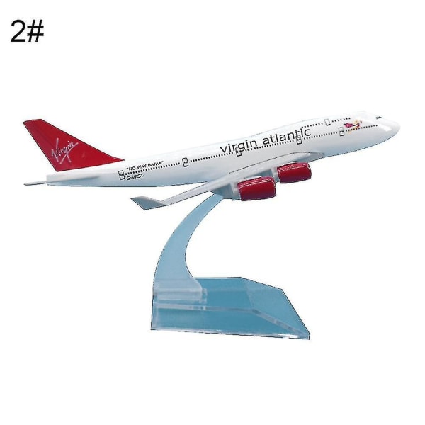 1/400 16 cm formgjuten plan med bas Educat barnleksaker A330 Uk 747 Uae A Plane UK 747