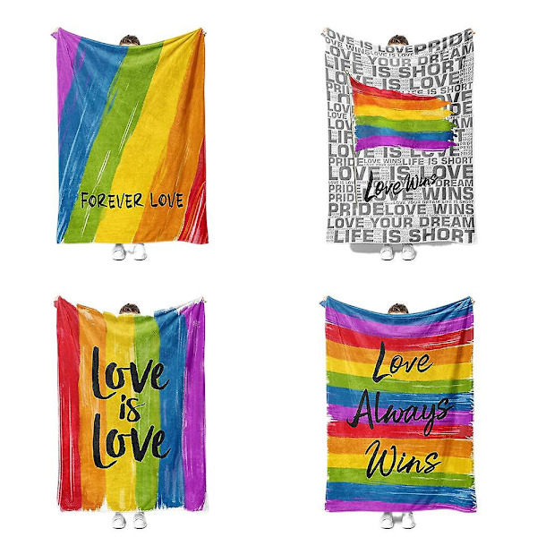 Printed peitto tukkukauppa päiväpeitto Toimistopeitto Flanelli Rainbow ilmastointipeite 1 130*150cm