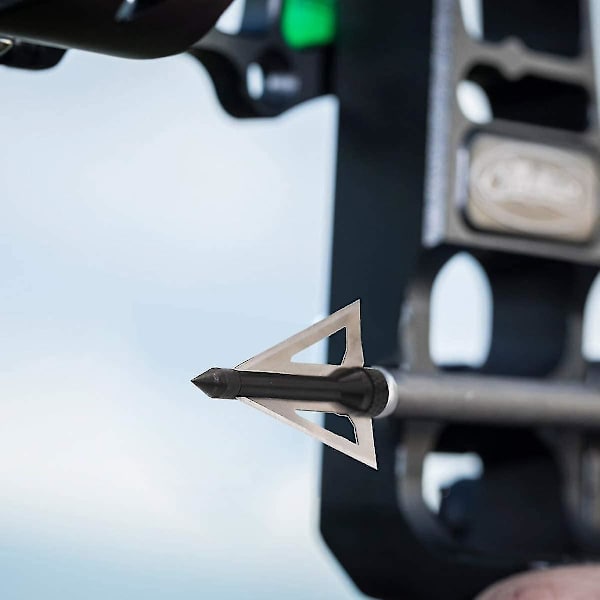 Hunting Broadheads, 12pk 3 blad Bågskytte Broadheads 100 korns inskruvade pilhuvuden Pilspetsar Kompatibel med traditionella bågar och sammansatt båge