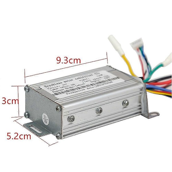【BQ】36v 350w 15a Motor Controller+Dashboard+Front/Rear Light Speed Regulator for Scooter Electric Bicycle