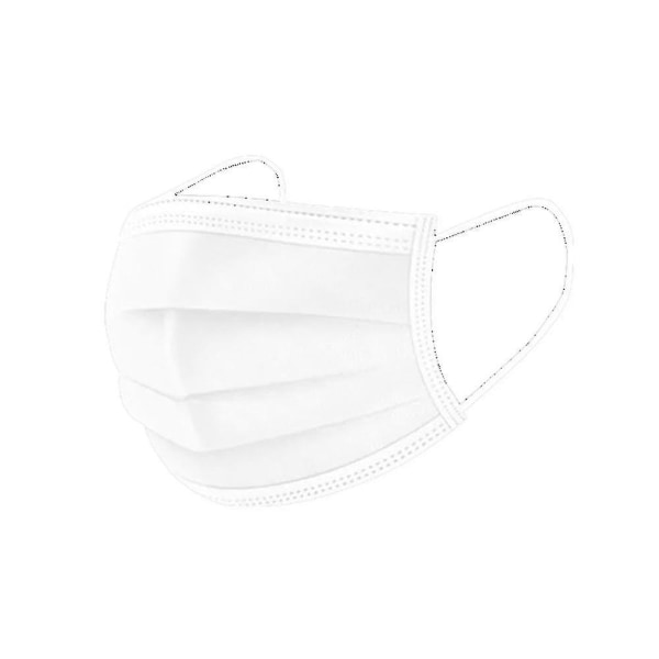 Engångsmasker Skyddsmasker Medicinska masker Masker Vuxenmasker Masker Masker WHITE 100PCS