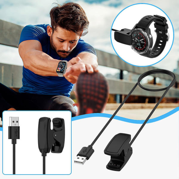 Garmin Descent Mk2/garmin Descent Mk2i Latauskaapeli Latausteline USB Multicolor