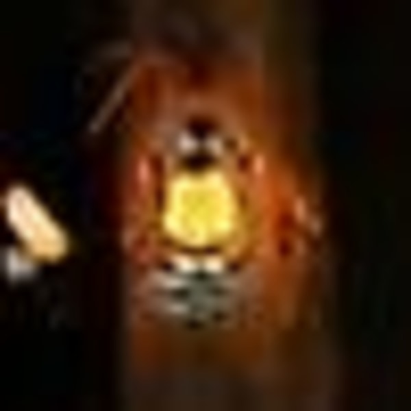 LED nattlys Retro parafinlampe Røykfri Flammeløst stearinlys Hengelys Utendørs bærbar lanternelys Gårdsplass hage desember