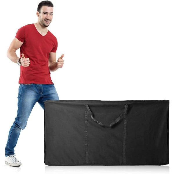 Super motstandsdyktig materiale oppbevaringspose Black 173*51*76cm