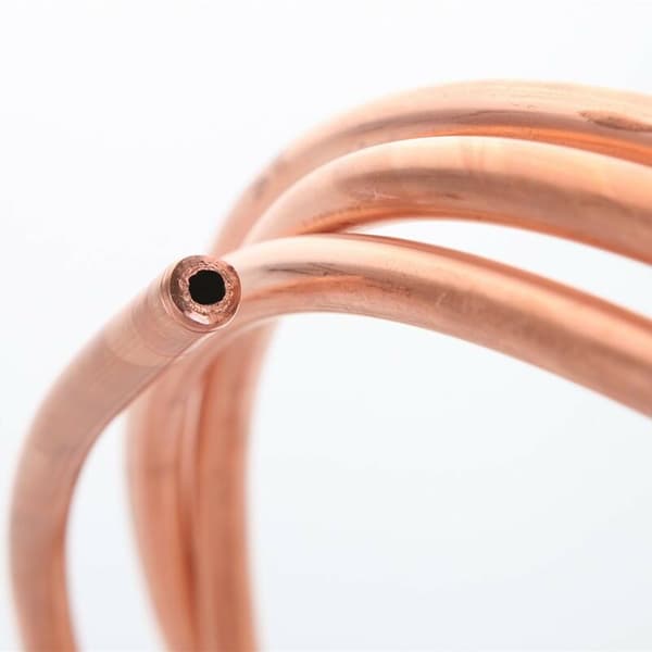 【BQ】2M Kobbertråd Blødt Kobberrør til Kølesystem Rør OD 3mm x-FF-