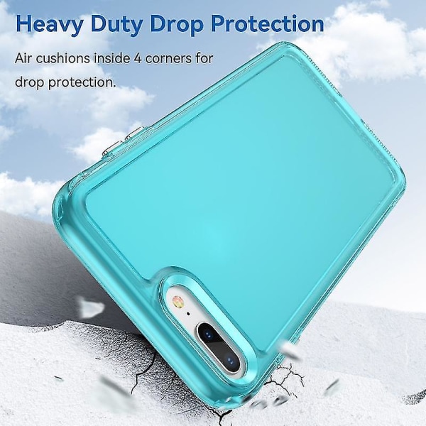 Candy Series Tpu phone case för Iphone 8 Plus / 7 Plus (transparent grå) Transparent Blue