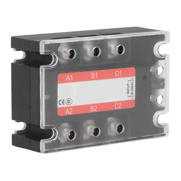 3-faset solid state relæ, flammehæmmende AC til AC SSR 100A 480V kommerciel brug
