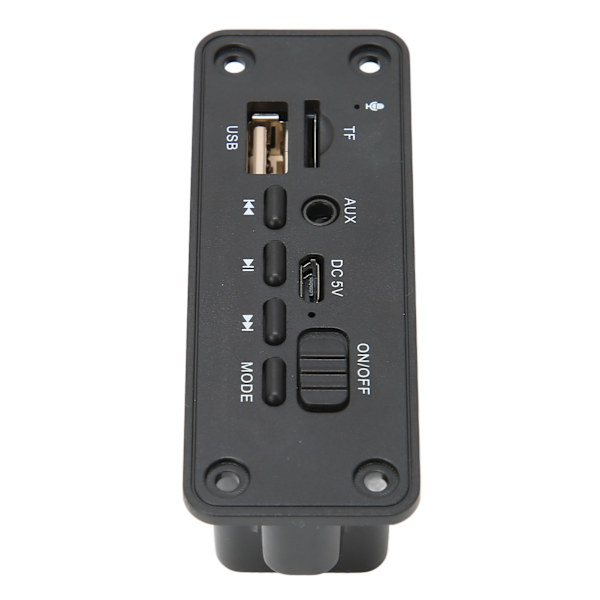 Bluetooth MP3 Dekoderkort 2 X 3W Multifunktionel Bluetooth 5.0 Modulafspiller til MP3-afspiller Sort