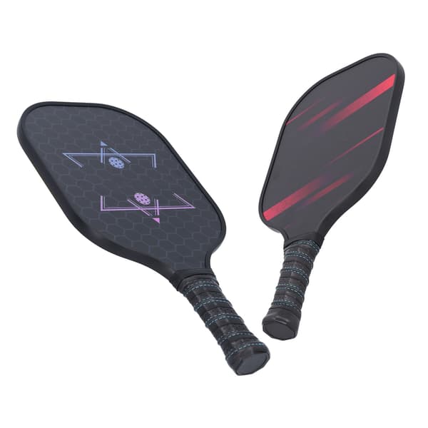 Bärbart Pickleball Racket Set med Glasfiberpaddlar och Polymerkärnbollar