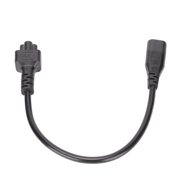 Universal strømforsyningskabel - IEC320 C8 til C5, 3-polet kompatibel bærbar computer